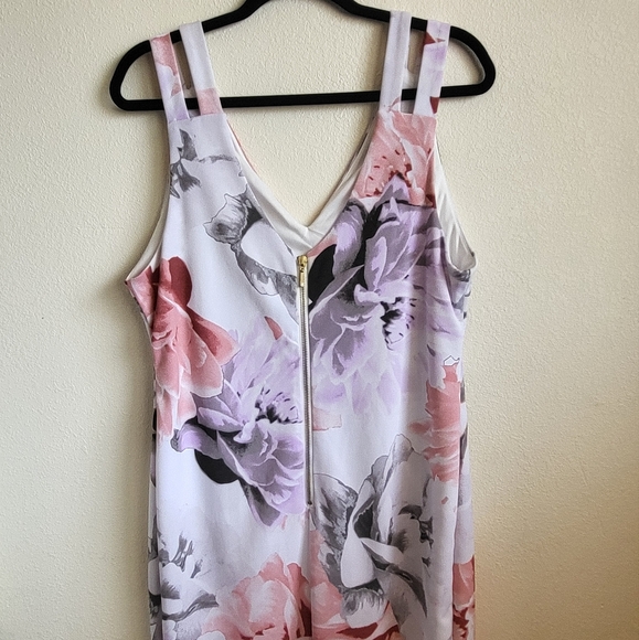 Premier Amour Floral Sleeveless Fitted Dress. Like NEW. Size 14 - Picture 4 of 16